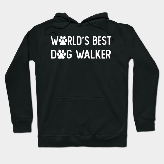 world's best dog walker world dogs gift Hoodie by T-shirt verkaufen